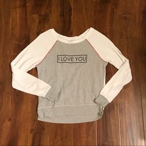 Peace Love World ‘I Love You’ Sweater